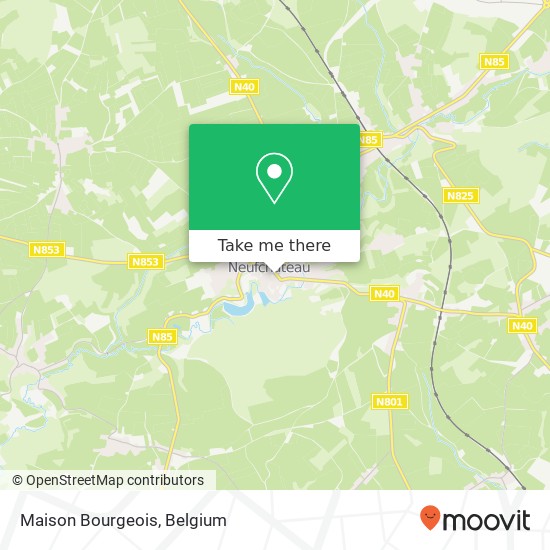 Maison Bourgeois map