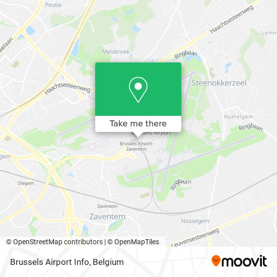 Brussels Airport Info plan