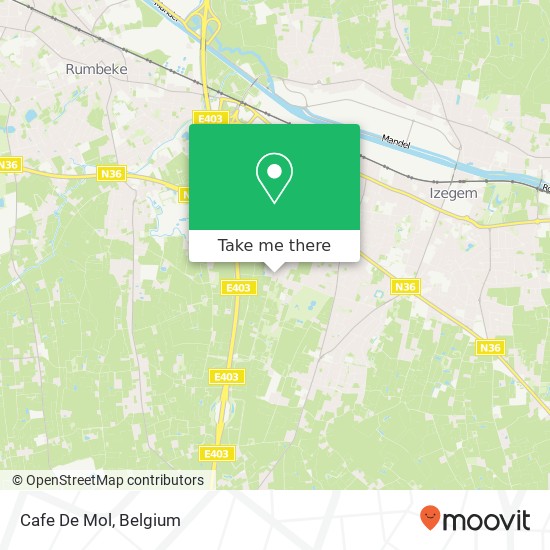 Cafe De Mol map