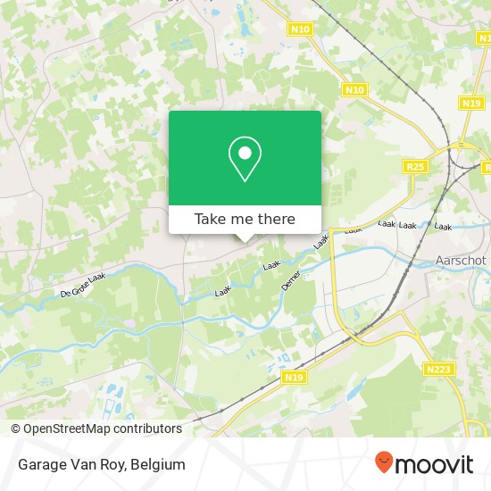 Garage Van Roy map