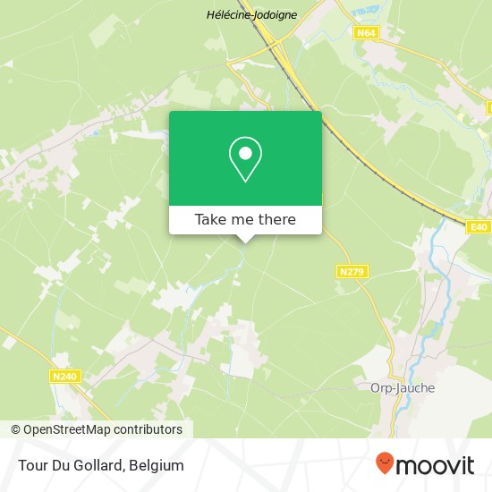 Tour Du Gollard map