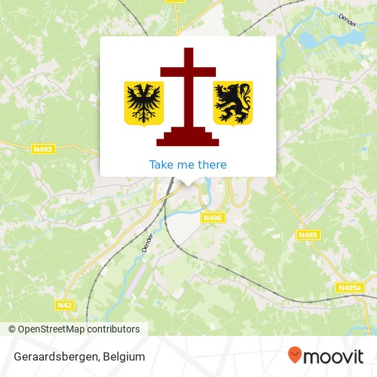 Geraardsbergen map