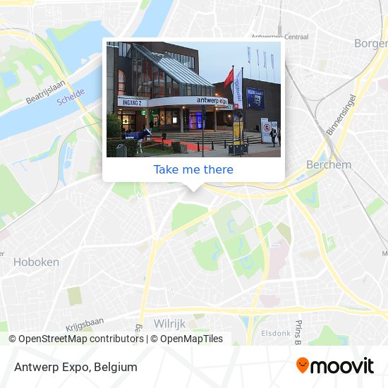 Antwerp Expo map