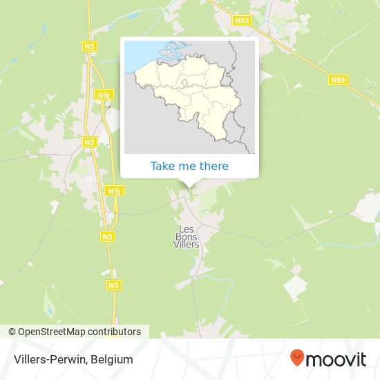 Villers-Perwin map