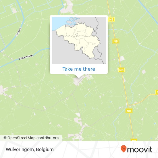 Wulveringem map