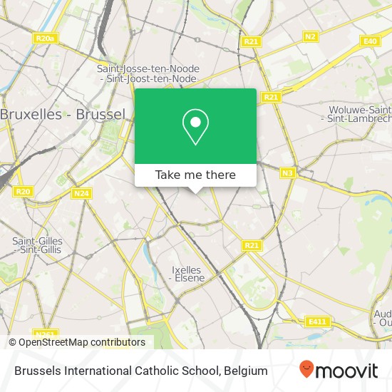 Brussels International Catholic School plan