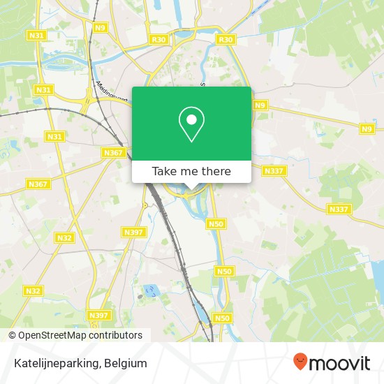 Katelijneparking plan