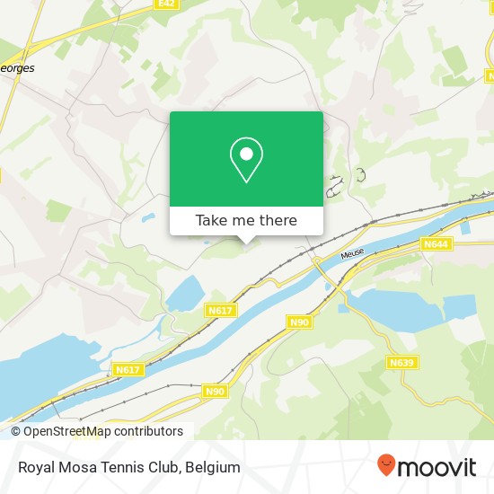Royal Mosa Tennis Club map