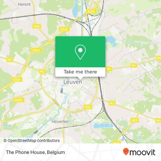 The Phone House map