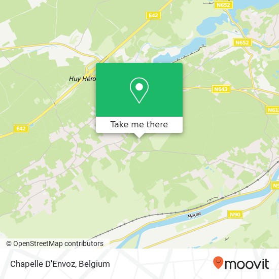 Chapelle D'Envoz map