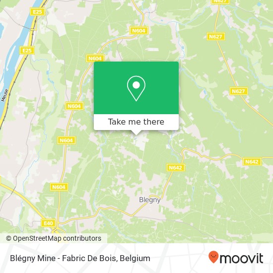 Blégny Mine - Fabric De Bois map