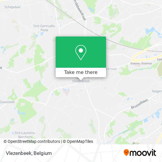 Vlezenbeek map