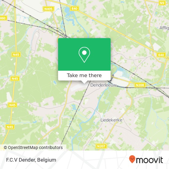 F.C.V Dender map