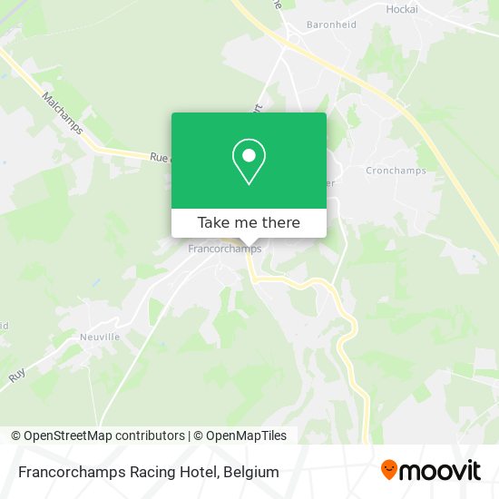 Francorchamps Racing Hotel map