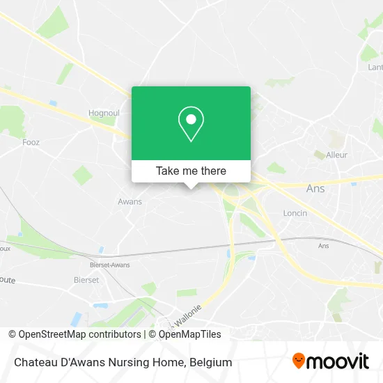 Chateau D'Awans Nursing Home map