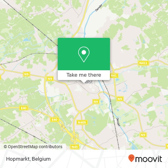 Hopmarkt map