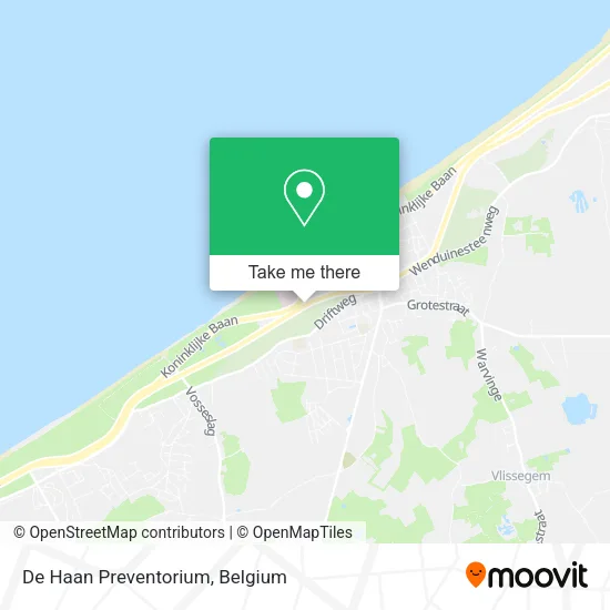 De Haan Preventorium map