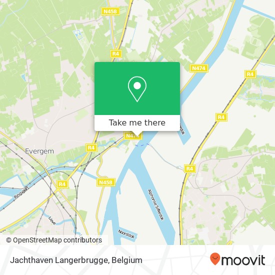 Jachthaven Langerbrugge map