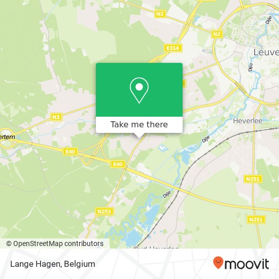 Lange Hagen map