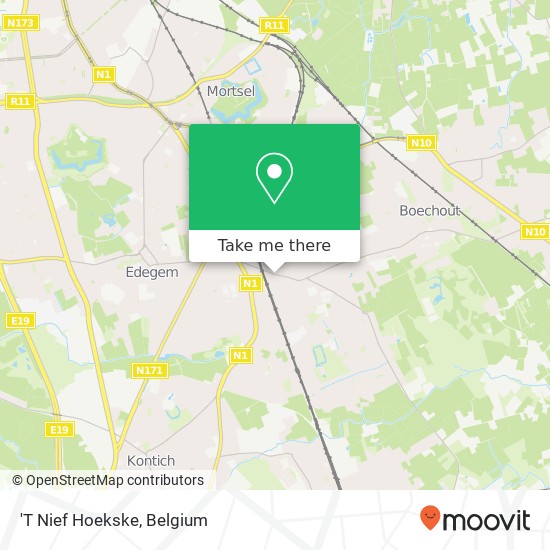 'T Nief Hoekske map