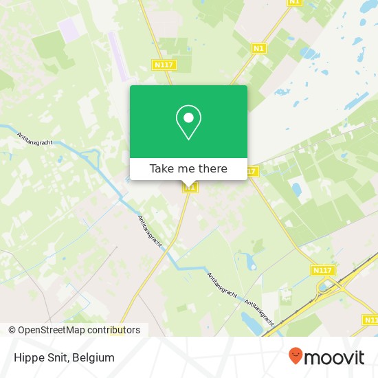 Hippe Snit map