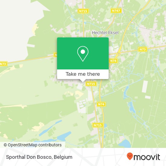 Sporthal Don Bosco map