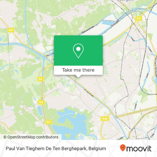 Paul Van Tieghem De Ten Berghepark map