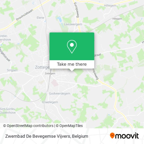 Zwembad De Bevegemse Vijvers map