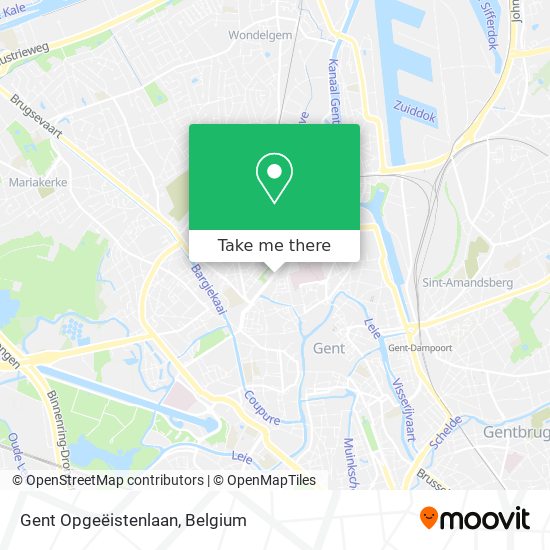 Gent Opgeëistenlaan map