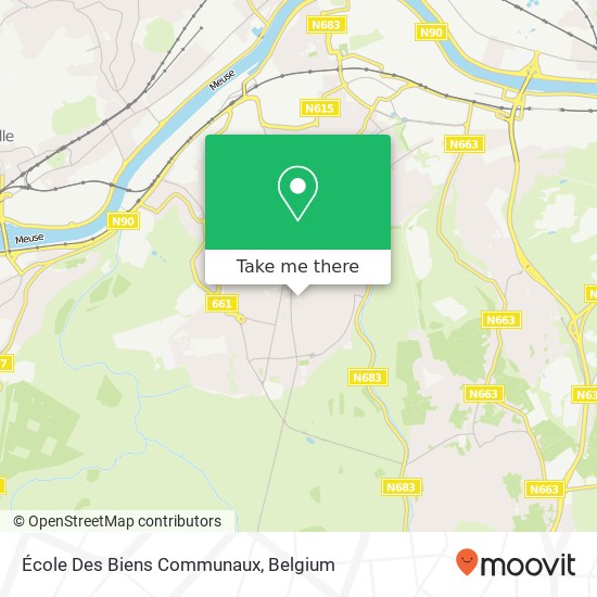 École Des Biens Communaux map