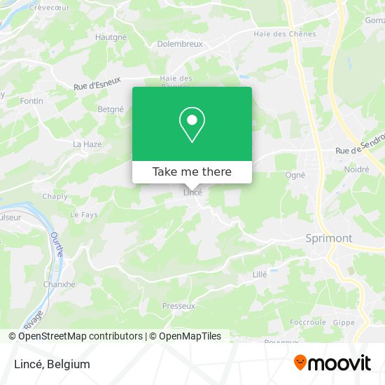 Lincé map