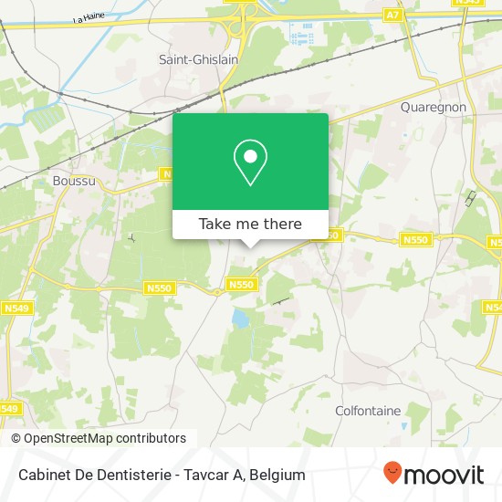 Cabinet De Dentisterie - Tavcar A map