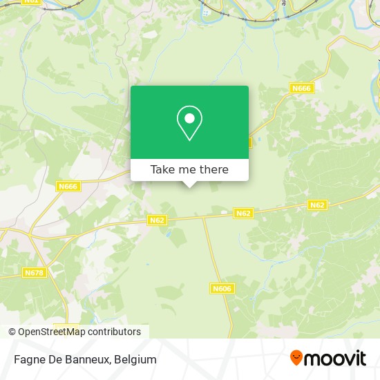 Fagne De Banneux map