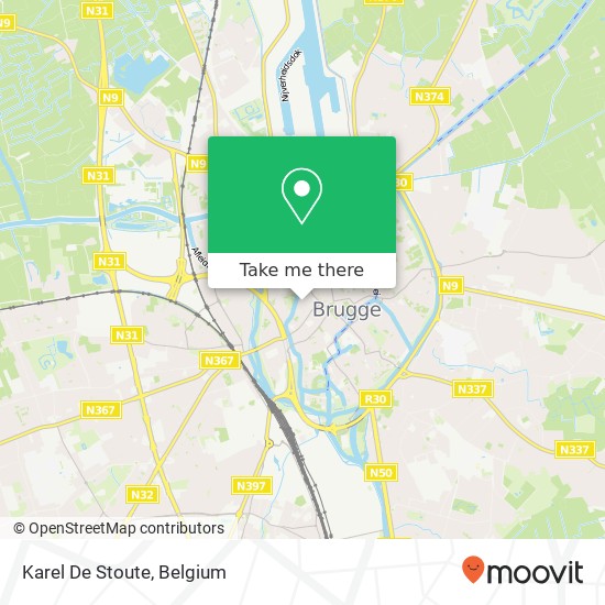 Karel De Stoute map