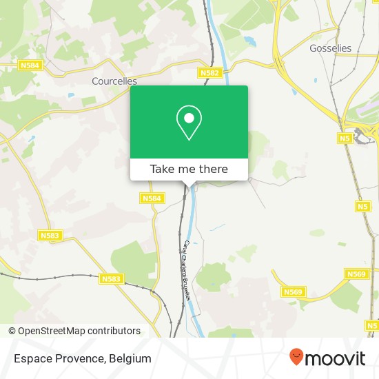 Espace Provence map