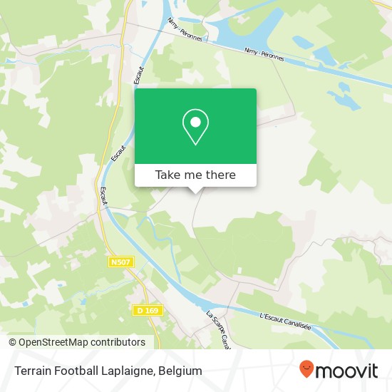 Terrain Football Laplaigne map