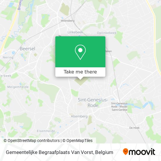 Gemeentelijke Begraafplaats Van Vorst map