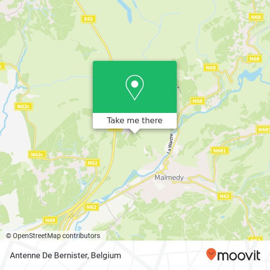 Antenne De Bernister map