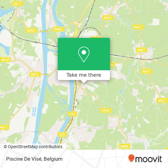 Piscine De Visé map