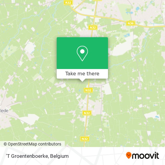 'T Groentenboerke map