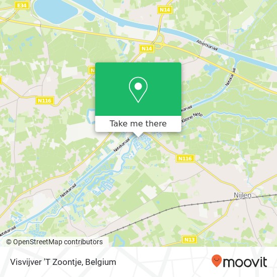 Visvijver 'T Zoontje map