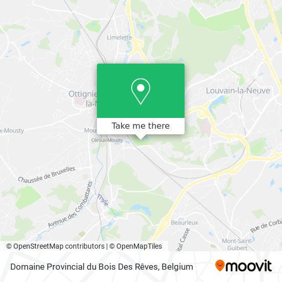 Domaine Provincial du Bois Des Rêves map