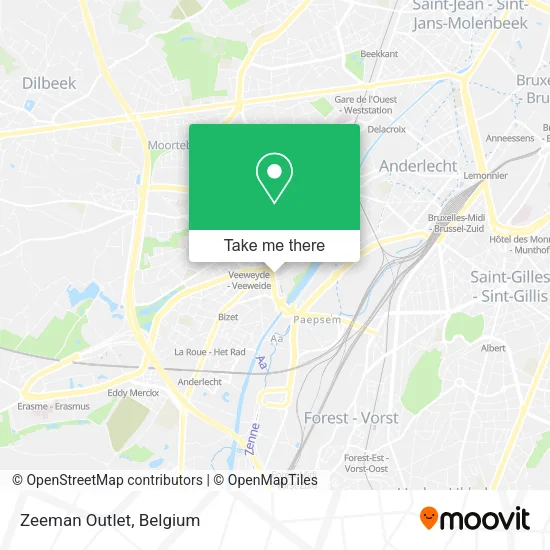 Zeeman Outlet map