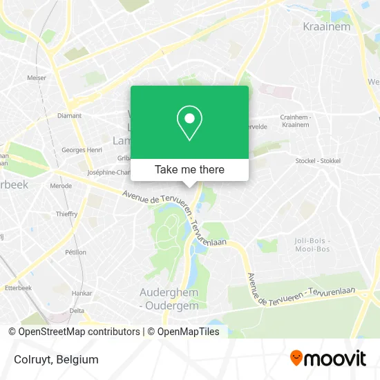 Colruyt map