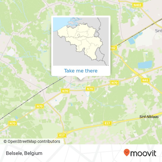 Belsele map