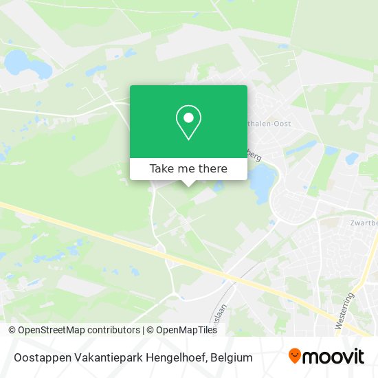 Oostappen Vakantiepark Hengelhoef map