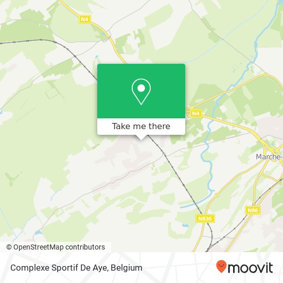 Complexe Sportif De Aye map
