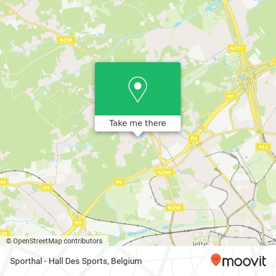 Sporthal - Hall Des Sports map