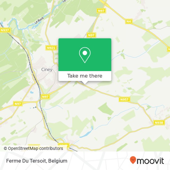 Ferme Du Tersoit map