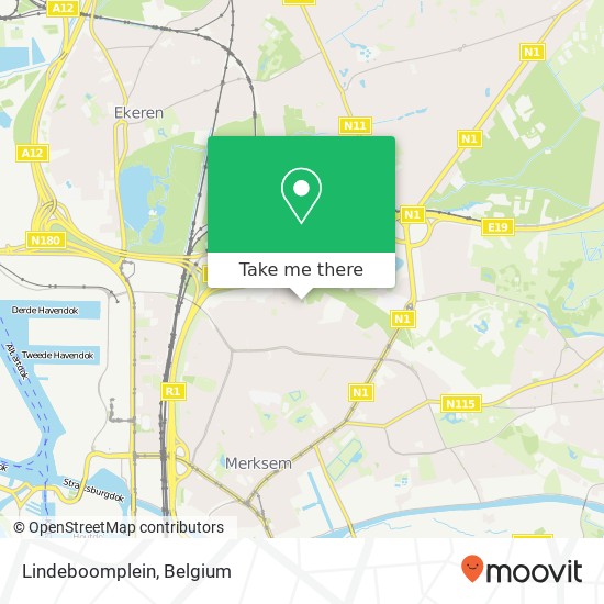 Lindeboomplein map